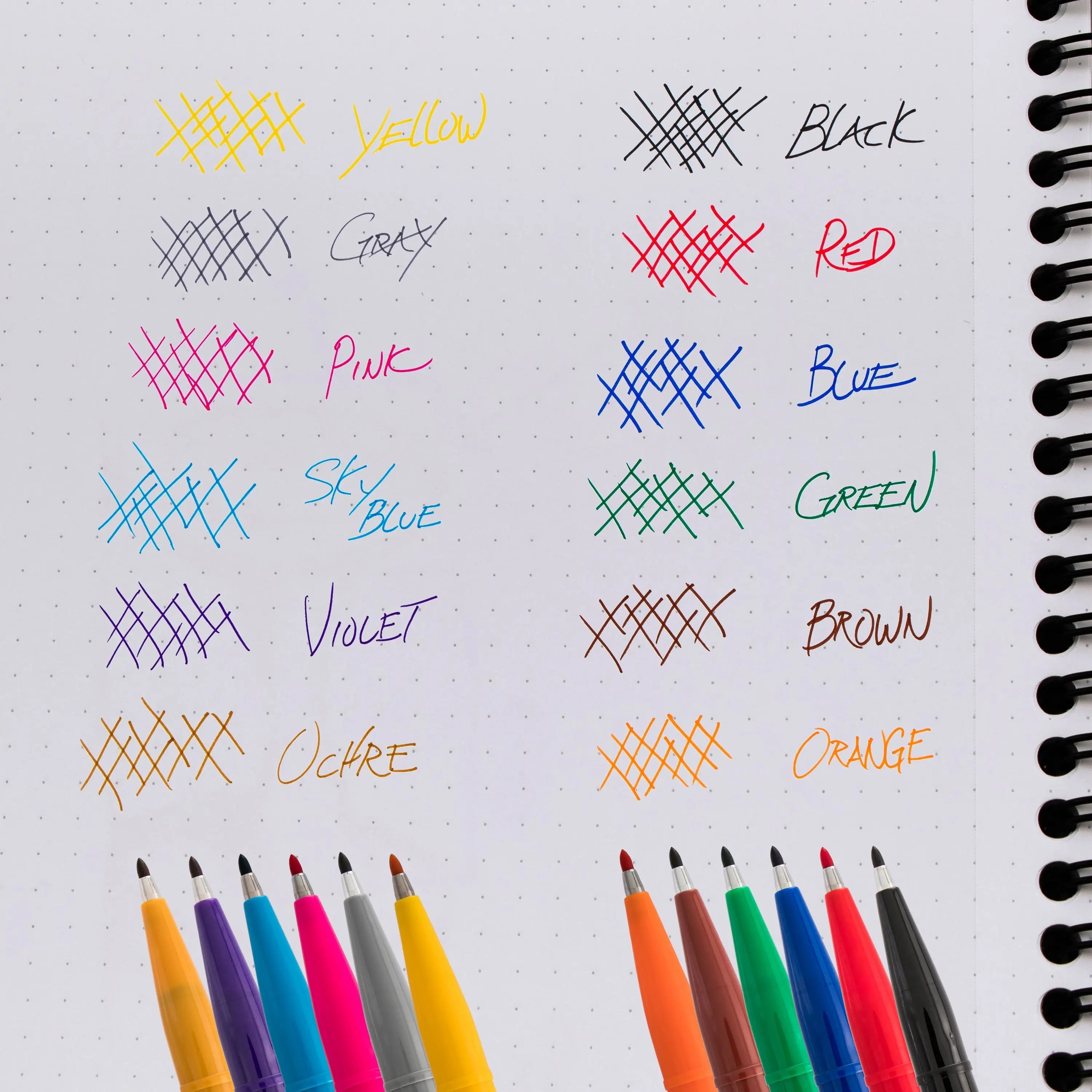 Pentel Sign Pen Fiber - Tipped, Expressions Packs (0.8mm) Assorted Ink 3 - Pks - Pentel of America, Ltd.