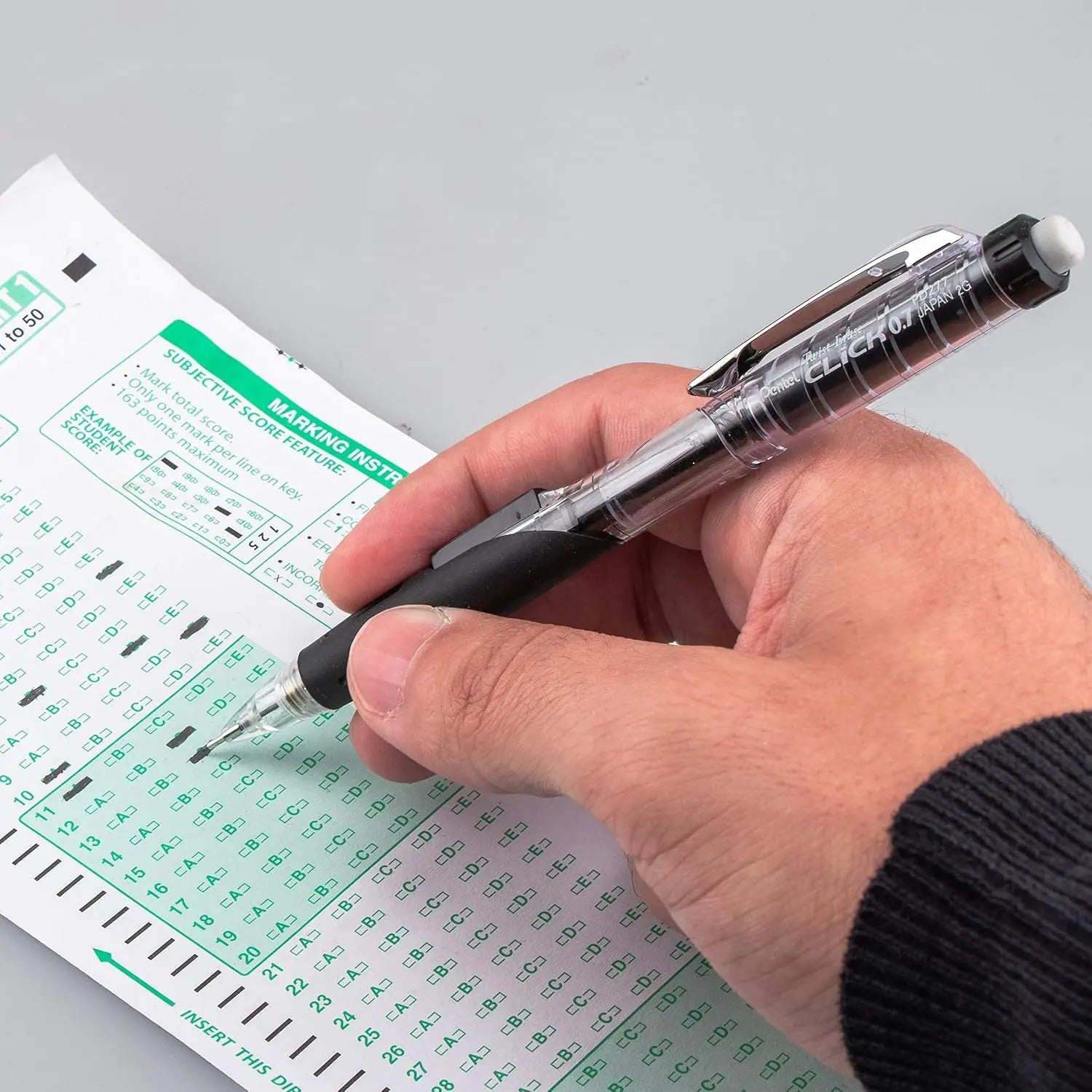 Pentel Twist - Erase Click Mechanical Pencil (0.7mm), 6 Pack with 2 Pack of Lead Refills - Pentel of America, Ltd.