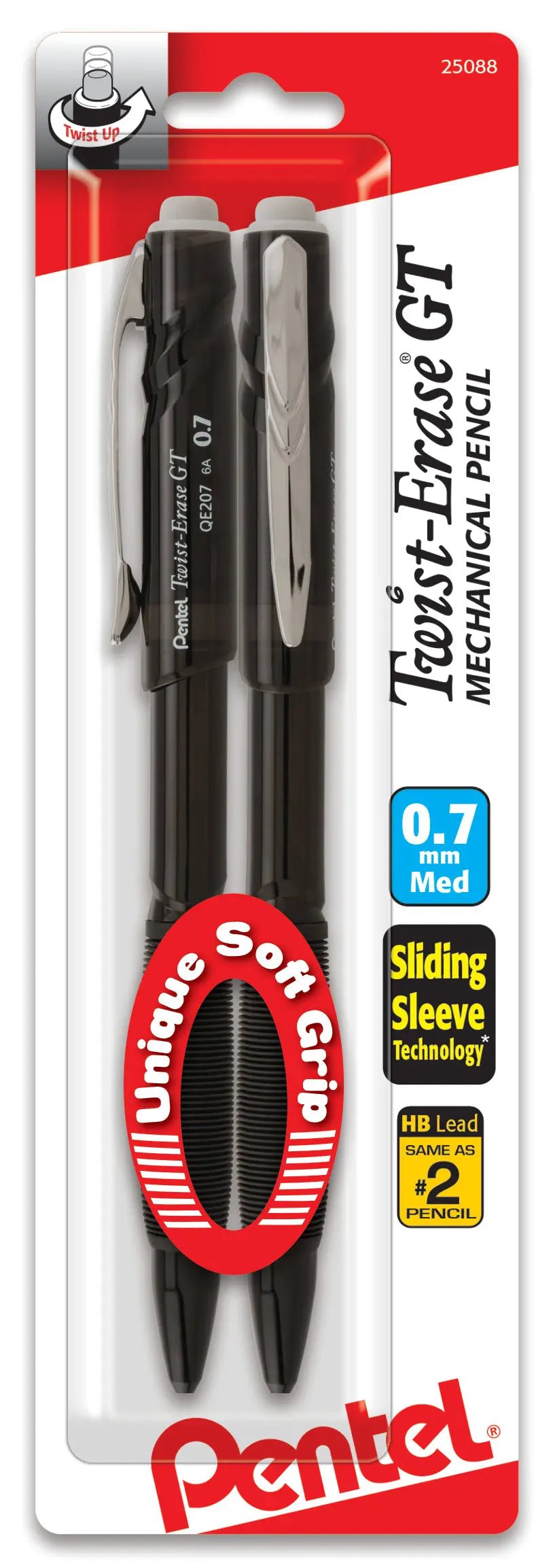 Pentel Twist-Erase GT 1-CLICK Mechanical Pencil Pack - Pentel of America, Ltd.
