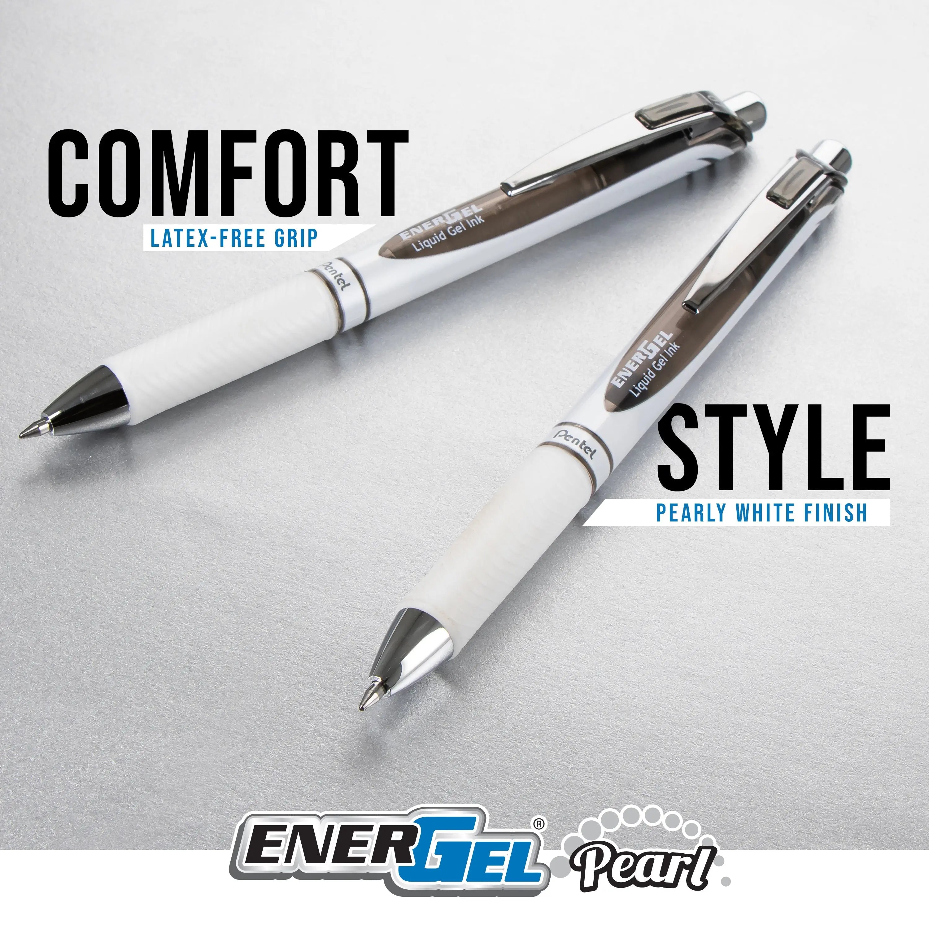 Pentel Writing Essentials 10 pack - 4 EnerGel gel pens, 2 Twist Erase III 0.7mm mechanical pencils, 2 Hi-Polymer block erasers, and 2 Hi-Polymer 0.7mm HB lead - Pentel of America, Ltd.