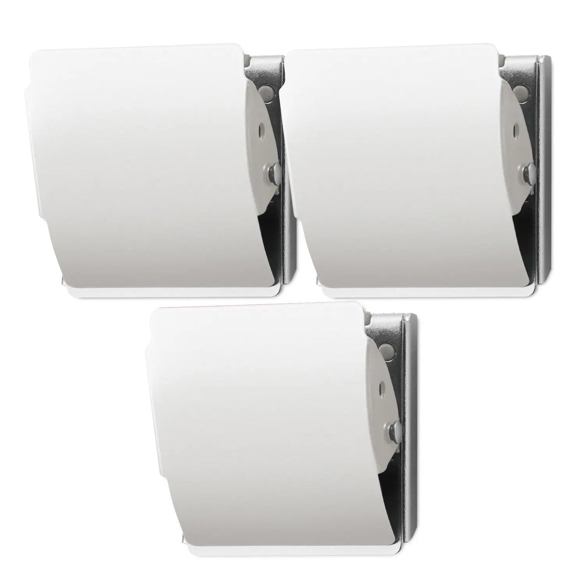PLUS Large Extra Strong Magnet Clips 3-Pack | Heavy-Duty Rubber-Coated Magnetic Clips - Pentel of America, Ltd.