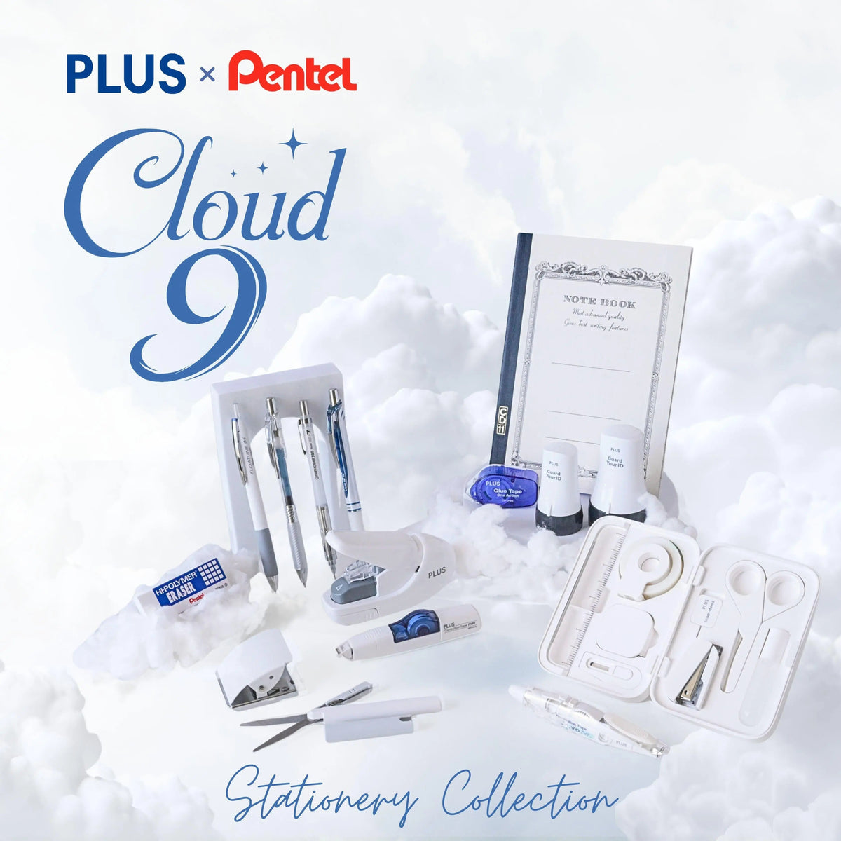 PLUS x Pentel Cloud 9 Complete Collector's Bundle - Pentel of America, Ltd.