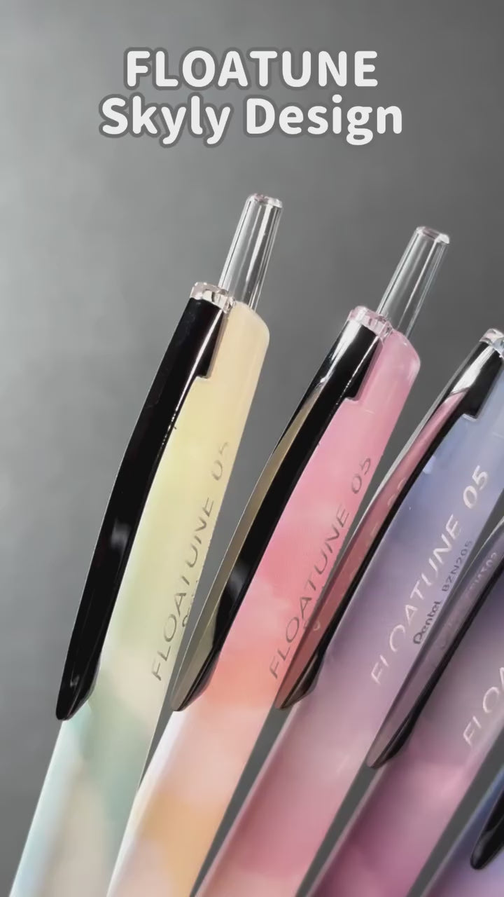 Load video: Floatune RT Rollerball, Limited Edition Day Time Set, (0.5mm) Fine Line, Assorted Barrels, Black Ink, 3-PK