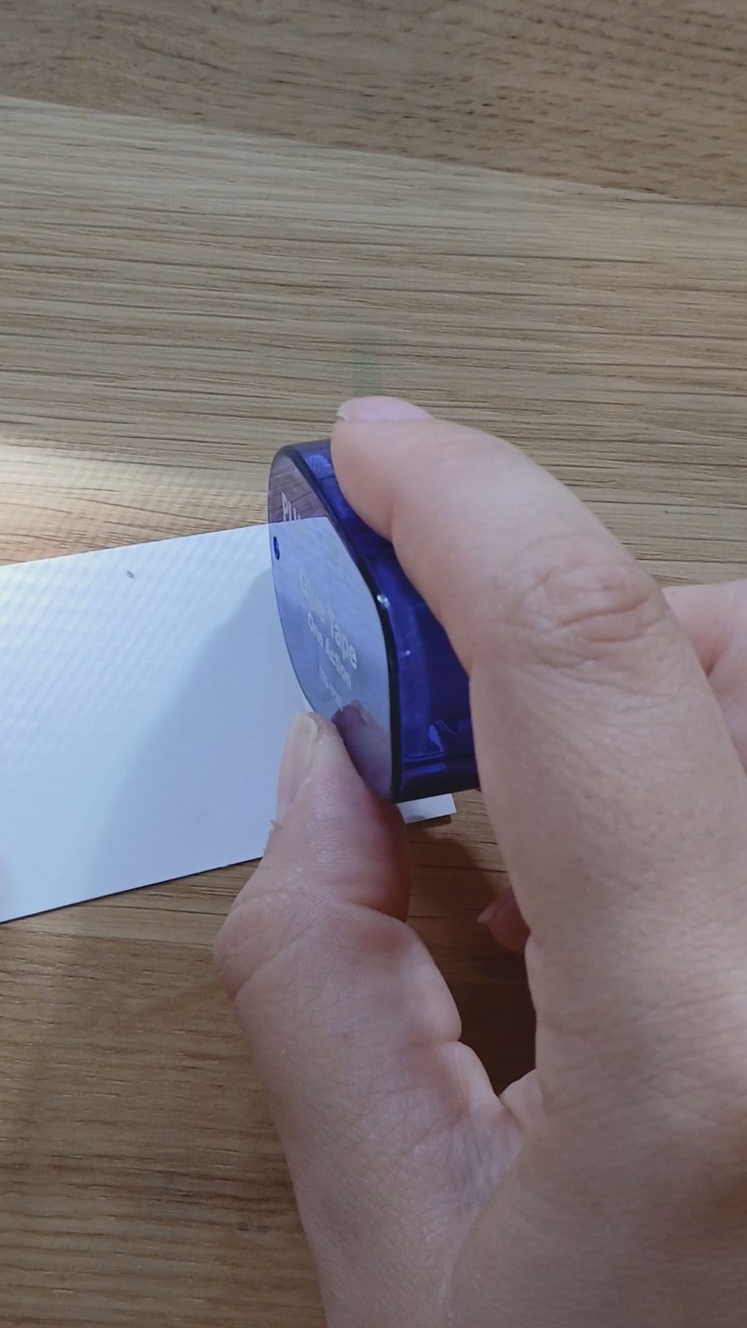 Load video: PLUS Permanent Glue Tape One Action 1920 Single