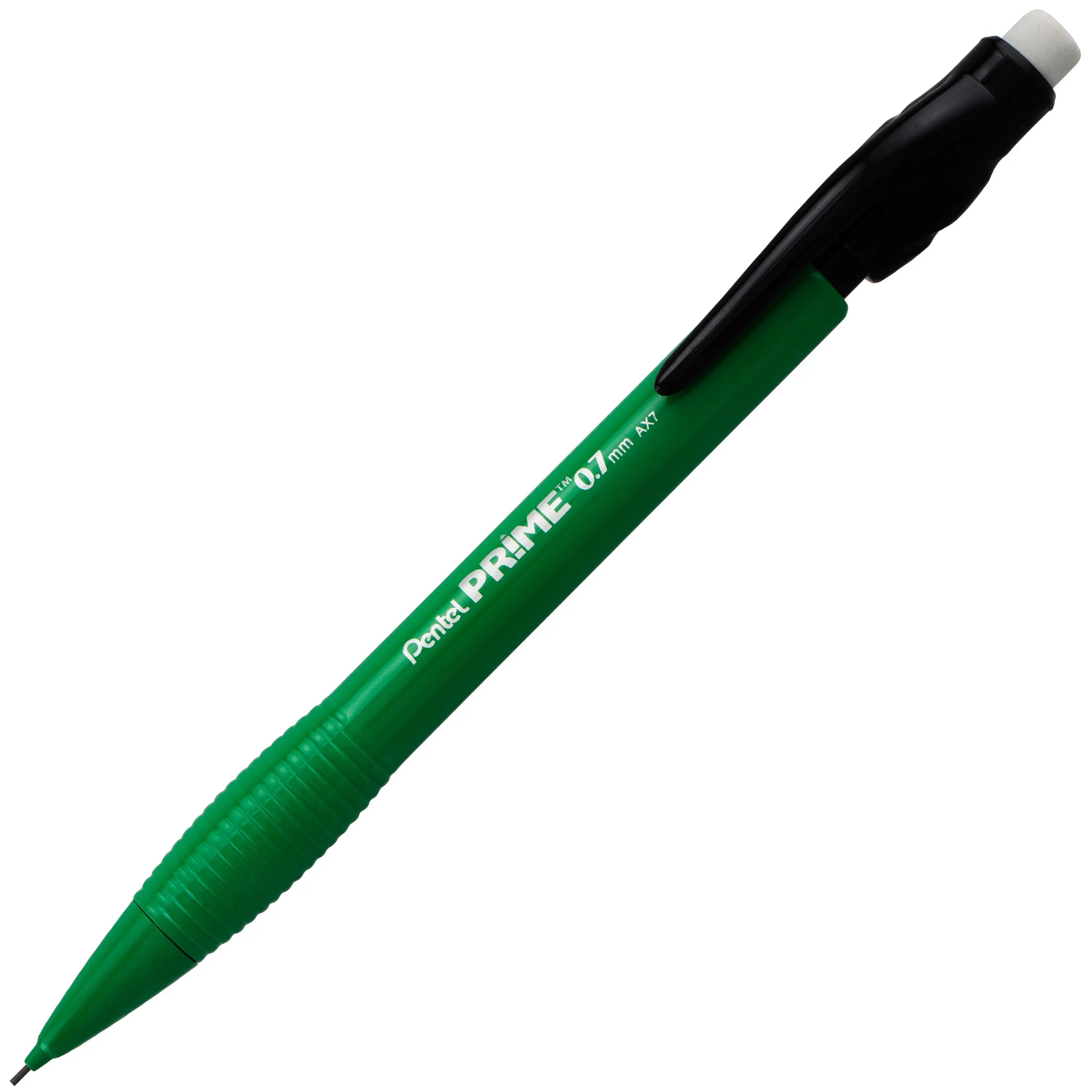 PRIME Mechanical Pencil (0.7mm) Assorted Barrel Colors, Box of 12 Pencils - Pentel of America, Ltd.