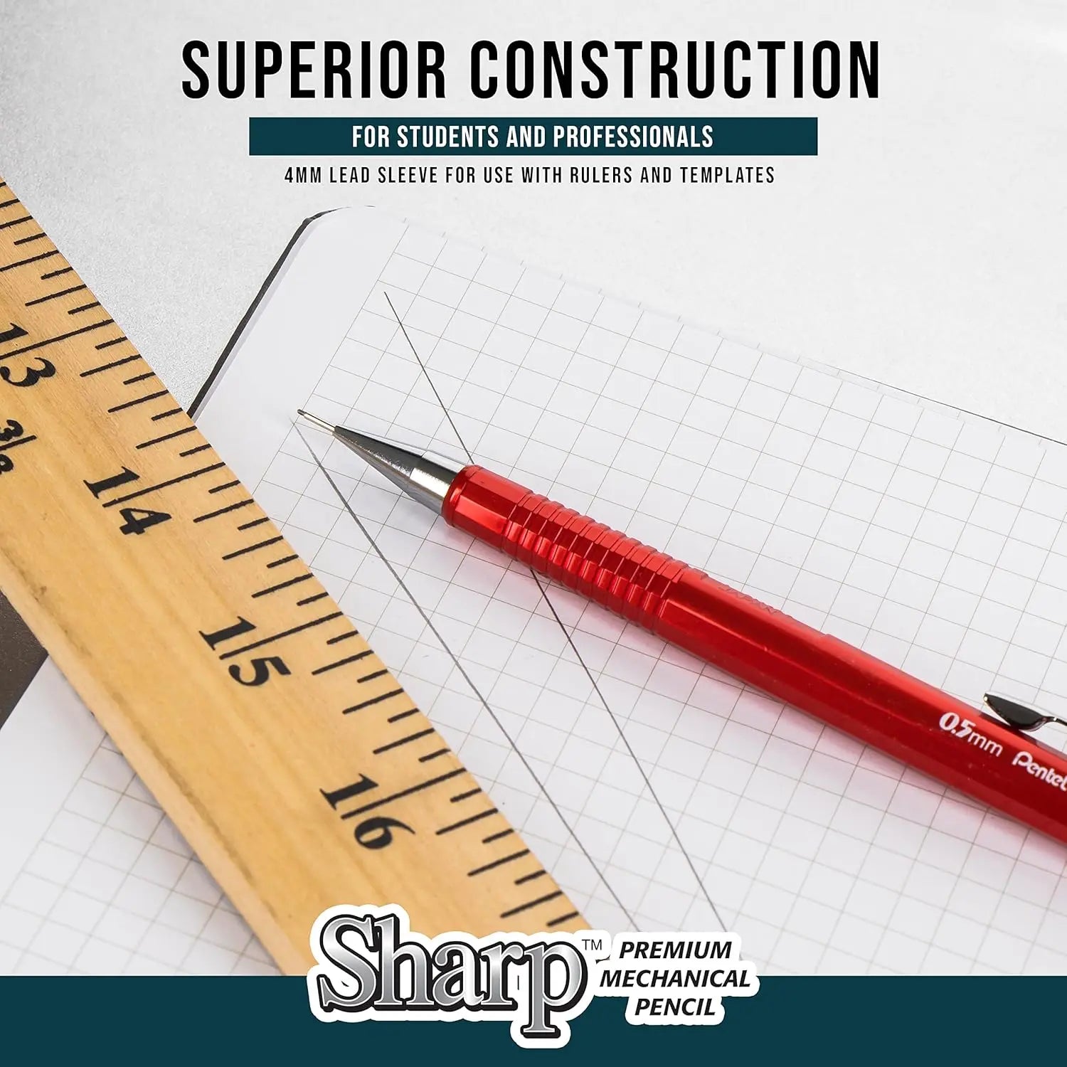 Sharp Mechanical Pencil, 4 Packs - Pentel of America, Ltd.