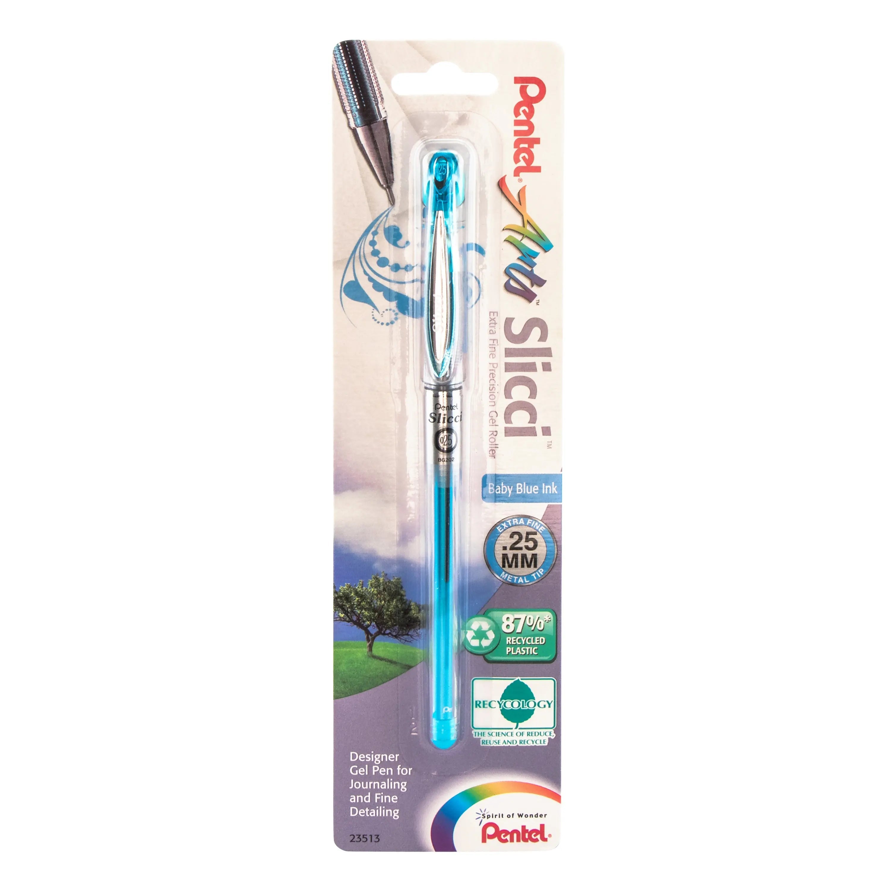 Slicci Gel Pen, 0.25mm - Pentel of America, Ltd.