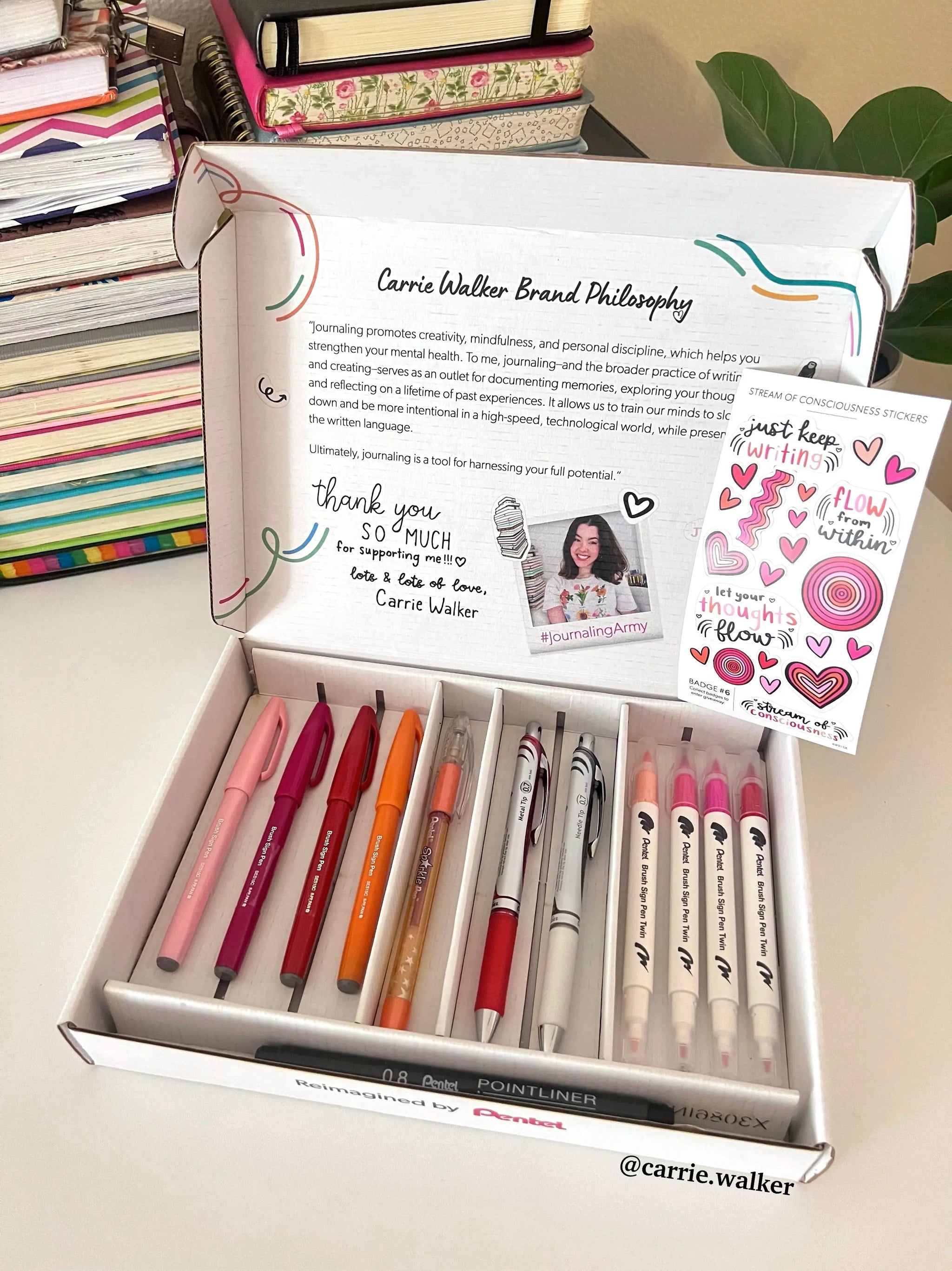 Stream of Consciousness Journaling Pack - Pentel of America, Ltd.