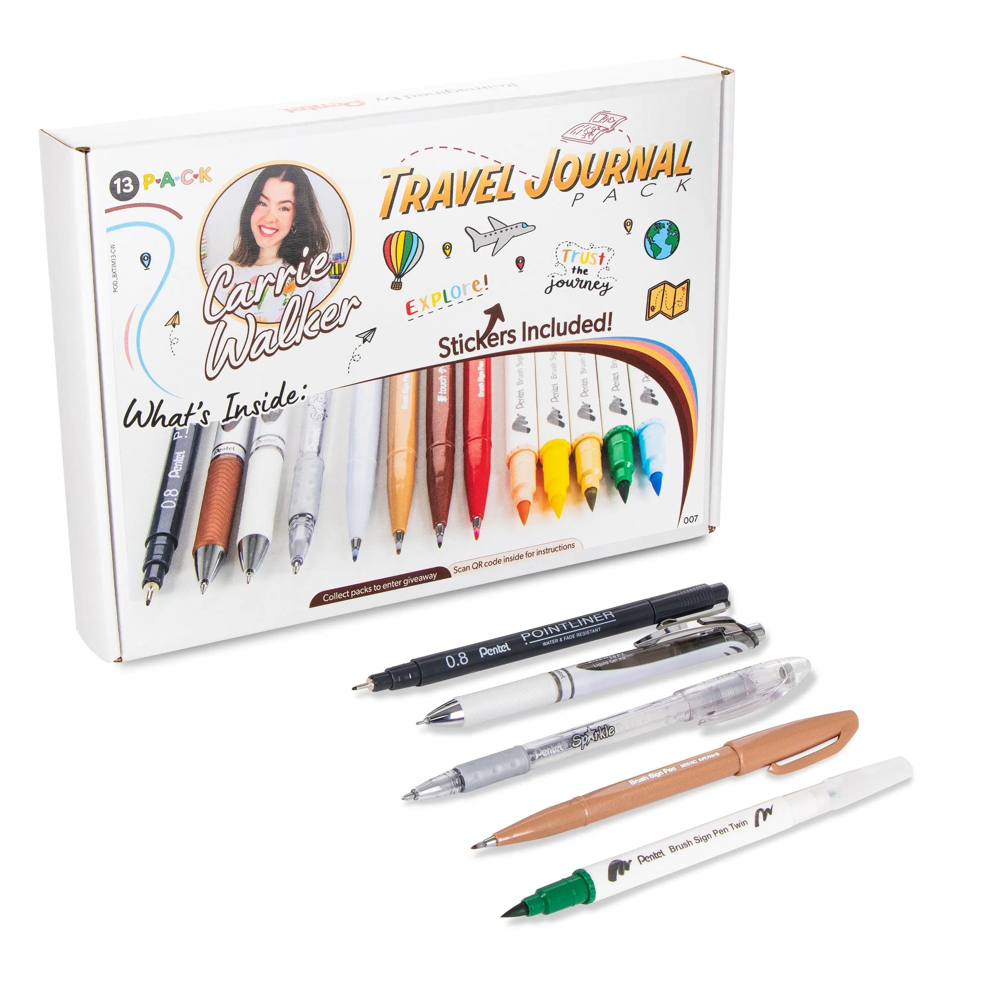 Travel Journaling Pack - Pentel of America, Ltd.