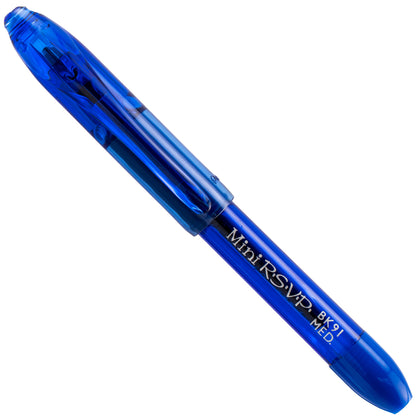 RSVP Mini Ballpoint Pen, (1.0mm) Medium Line, Blue Ink