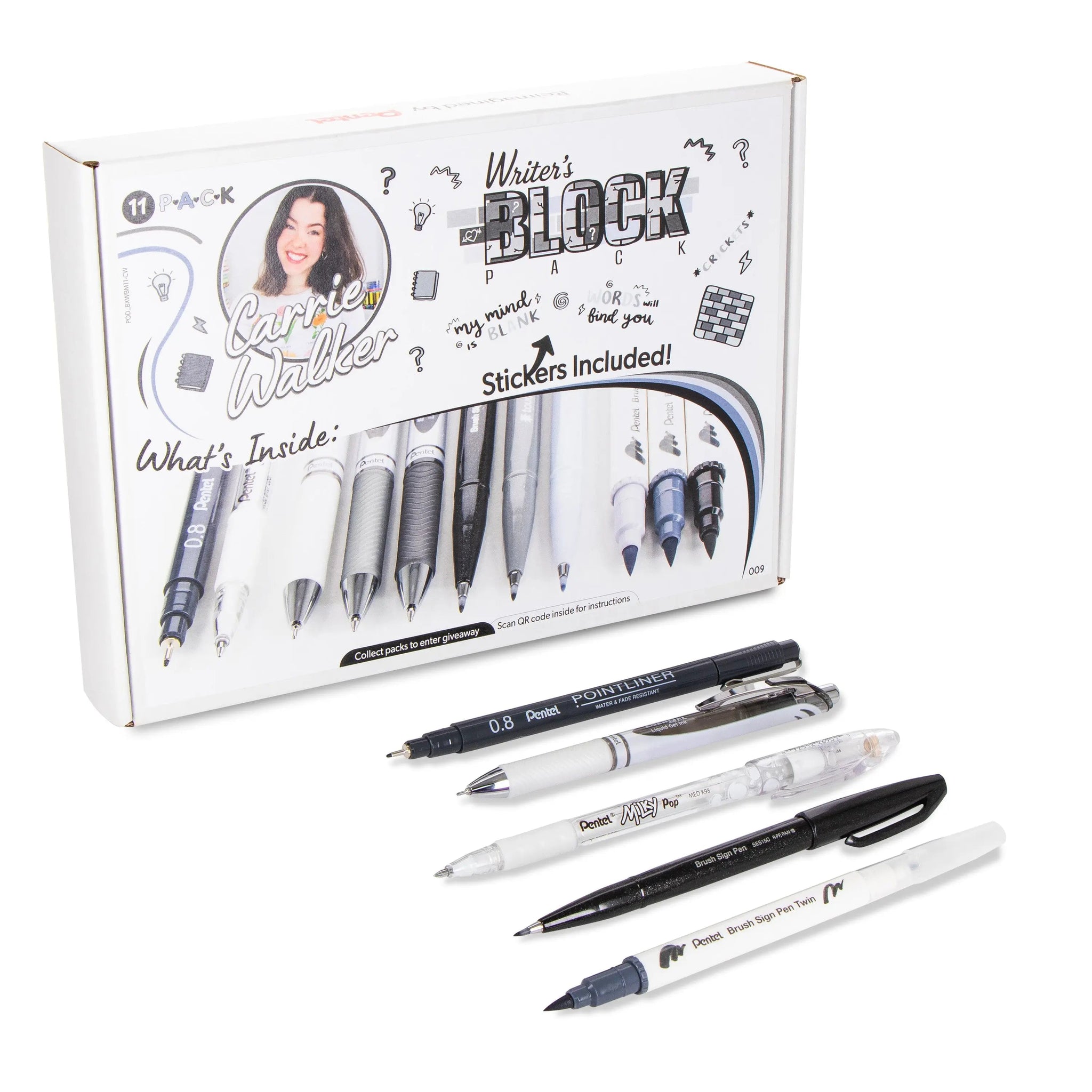 Writer’s Block Journaling Pack - Pentel of America, Ltd.