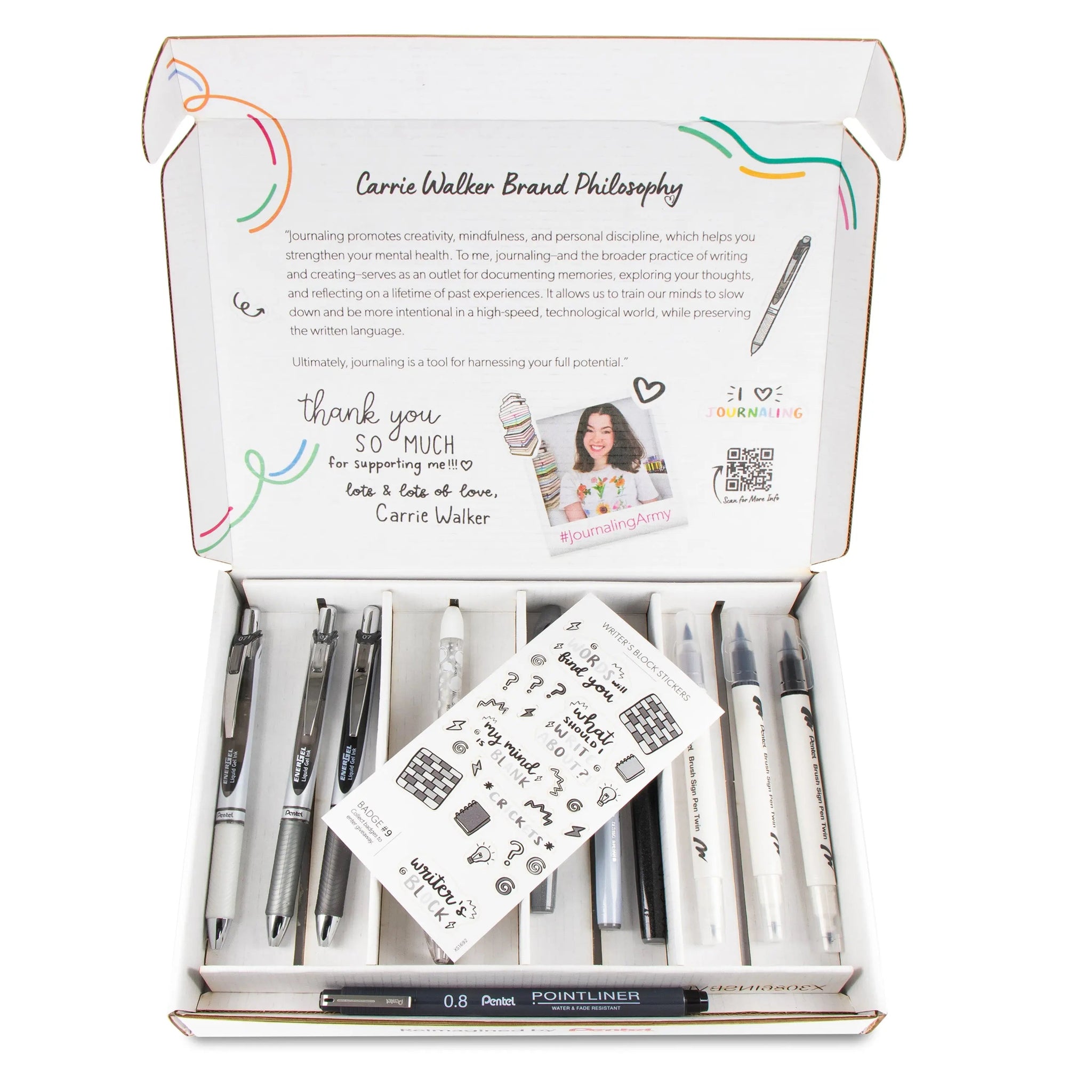 Writer’s Block Journaling Pack - Pentel of America, Ltd.