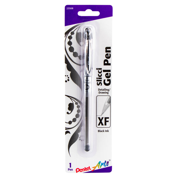 12 Black Gel Pens, 0.25 Mm Needle Tip, Point Pentel Arts Slicci Japanese  Adult Coloring Books, Bible Study, Planner, Kawaii Cute Pens 