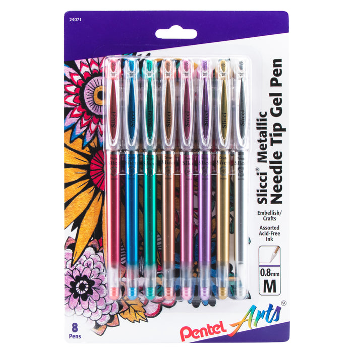 Slicci™ Metallic Gel Pen, 8 Pack