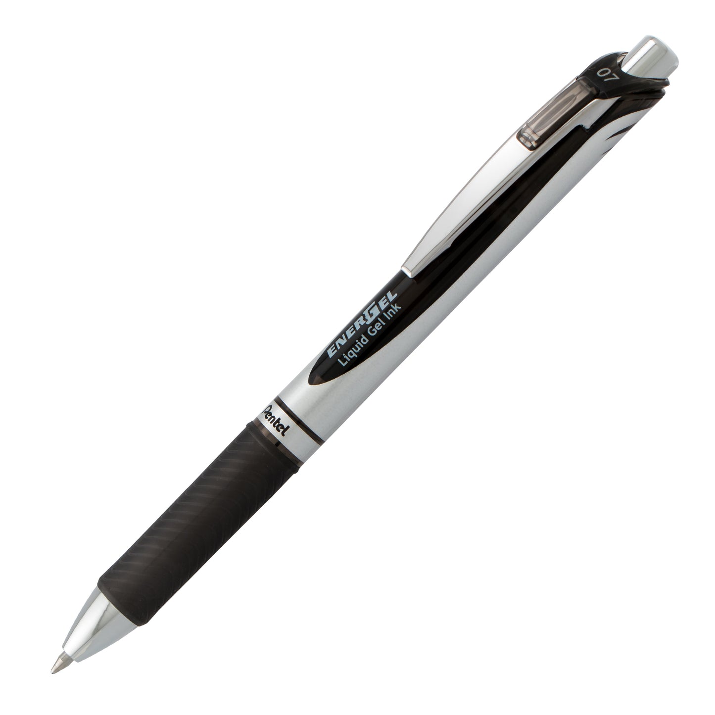 EnerGel RTX Retractable Liquid Gel Pen, (0.7mm) Metal Tip, Medium Line, Black Ink 2-Pk w/ Anniversary Edition Pen Black Ink