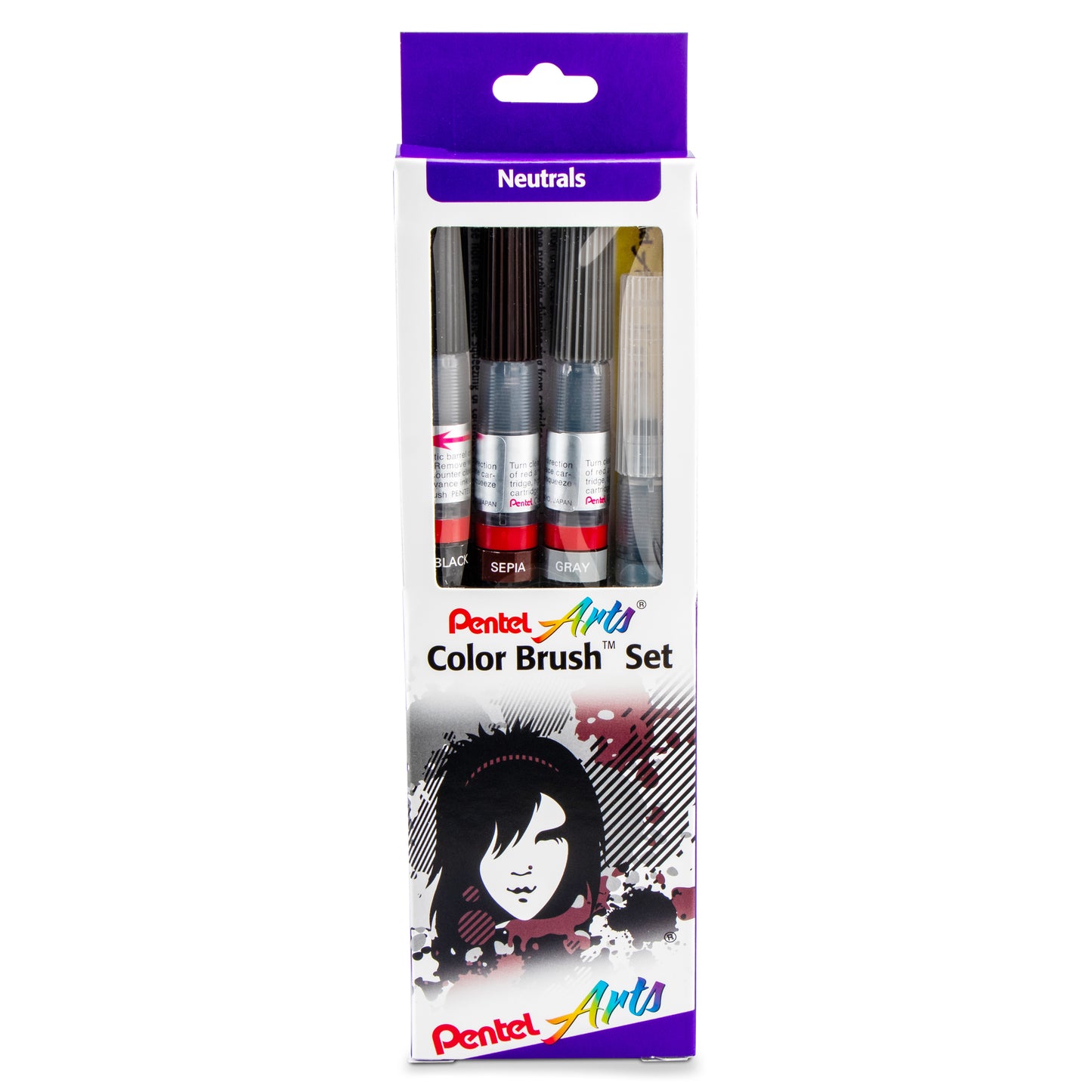 Color Brush™ Set - Neutrals – Pentel of America, Ltd.