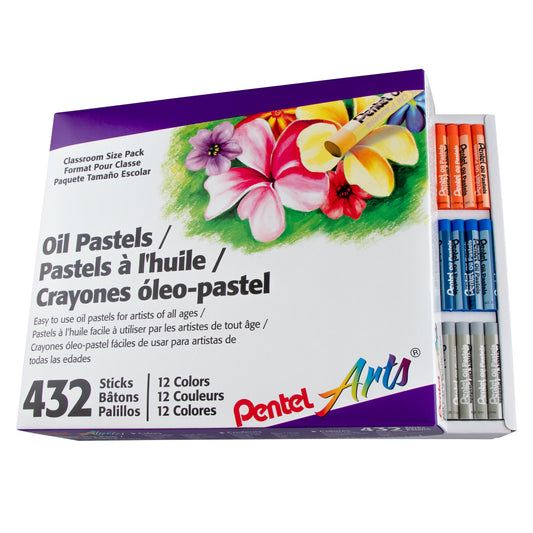 Oil Pastels, Set of 432 - Class Size box