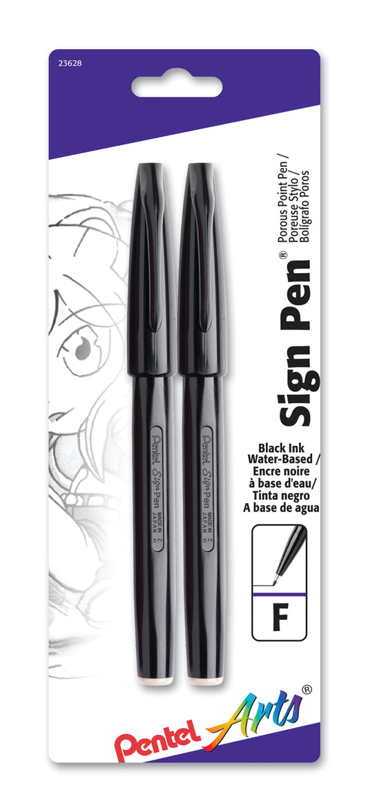 Sign Pen®, Black 2 Pack