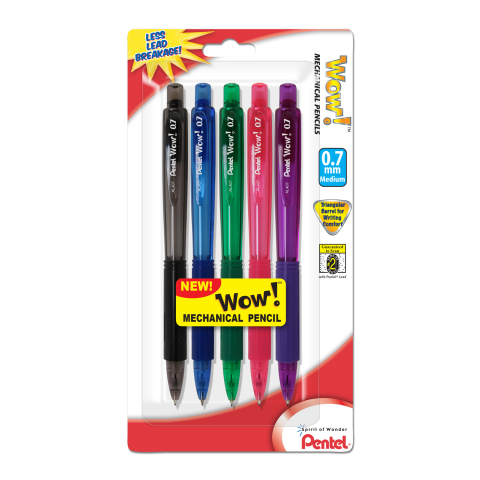 Wow!™ Mechanical Pencil - 0.7mm 5-Pack