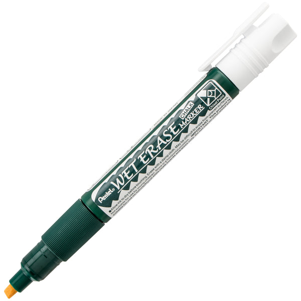 Wet Erase Chalk Marker, Chisel Tip, White, Each – Pentel of America, Ltd.