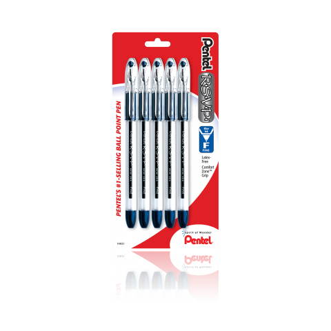 R.S.V.P.® Ballpoint Pens, 5 Pack