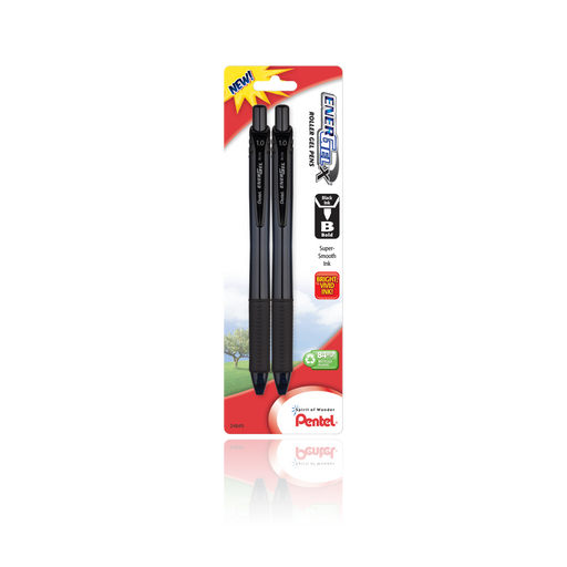 EnerGel®- X™ RollerGel Pen Bold Line, Metal Tip, 2 Pack – Pentel