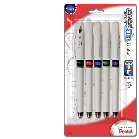 EnerGel Tradio Pearl Liquid Gel Pens - 5-pack
