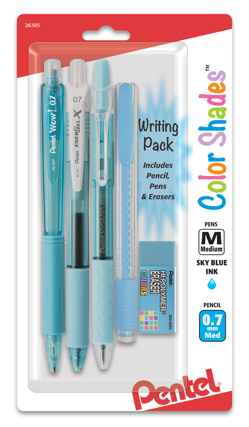 Color Shades Writing Pack - Sky Blue