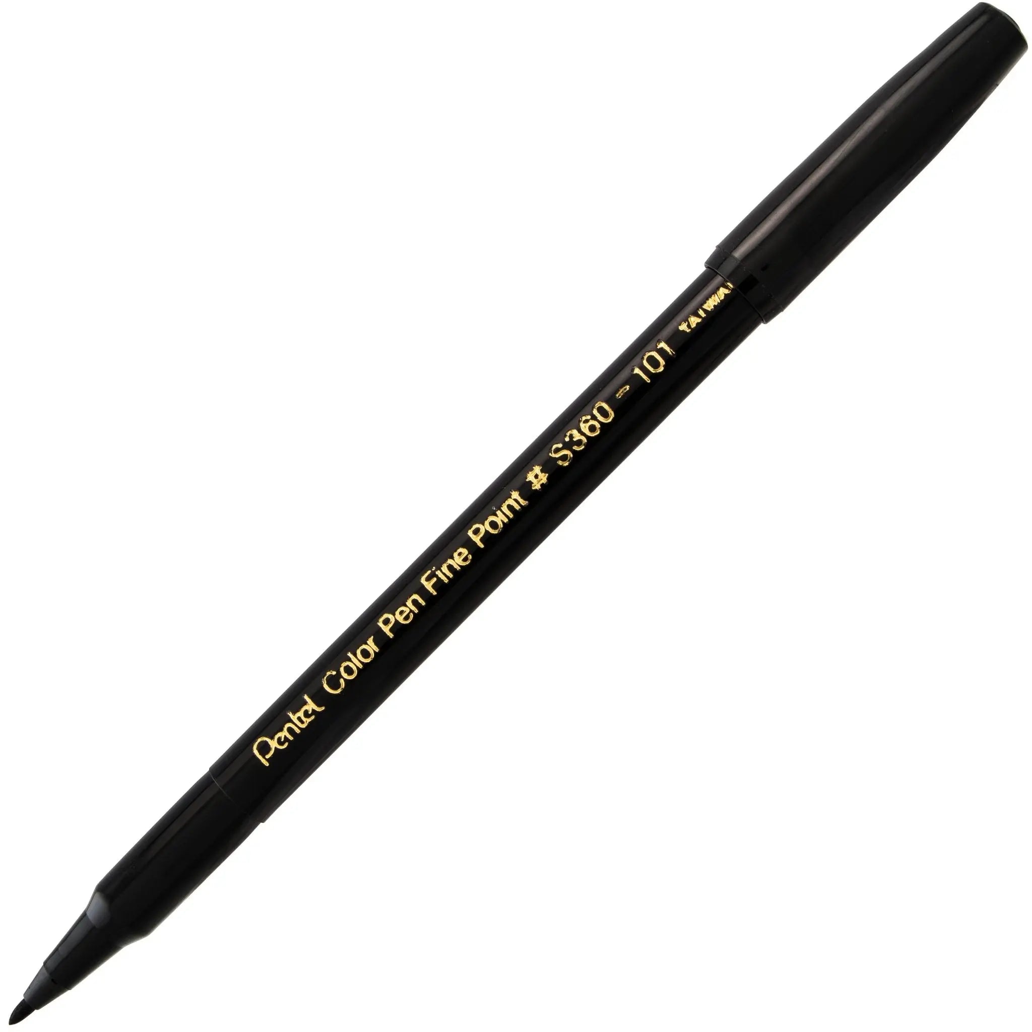 RSVP Mini Ballpoint Pen, (1.0mm) Medium Line, Black Ink | Pentel
