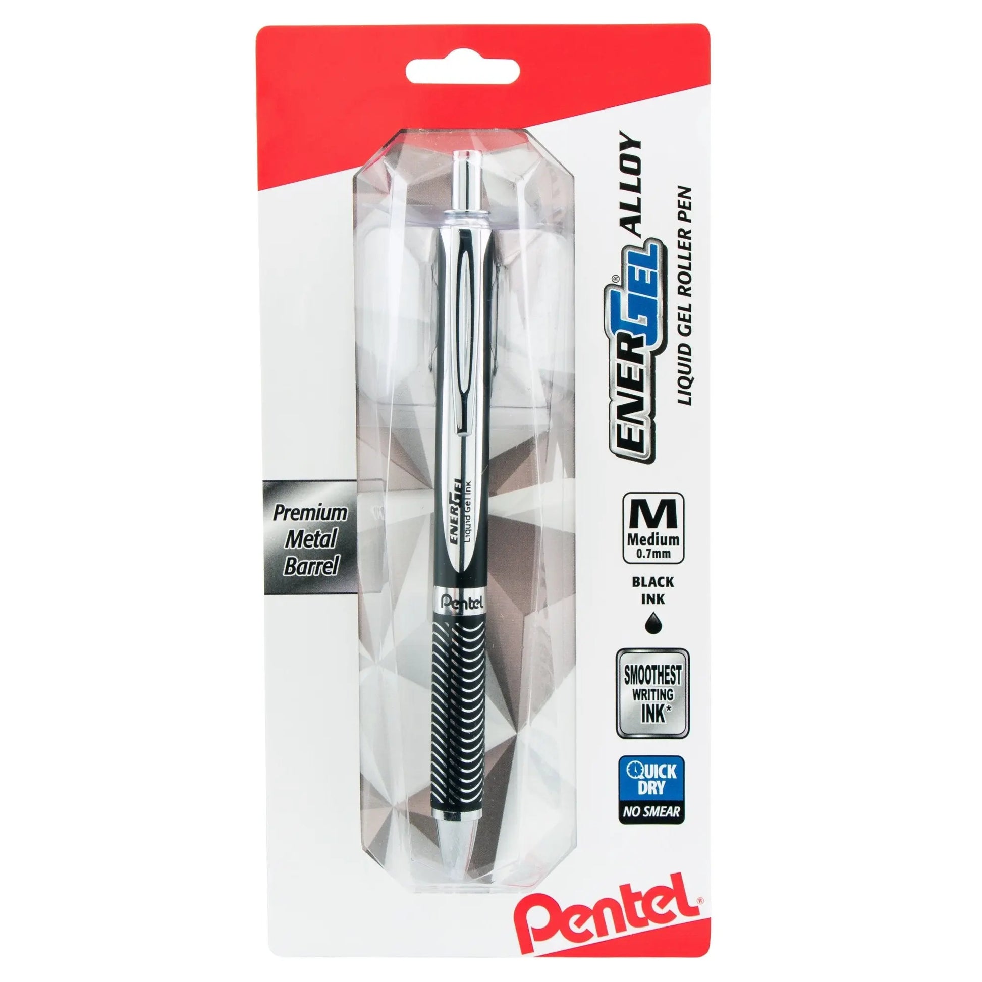 EnerGel Alloy Gel Pen - Black Barrel - Pentel of America, Ltd.