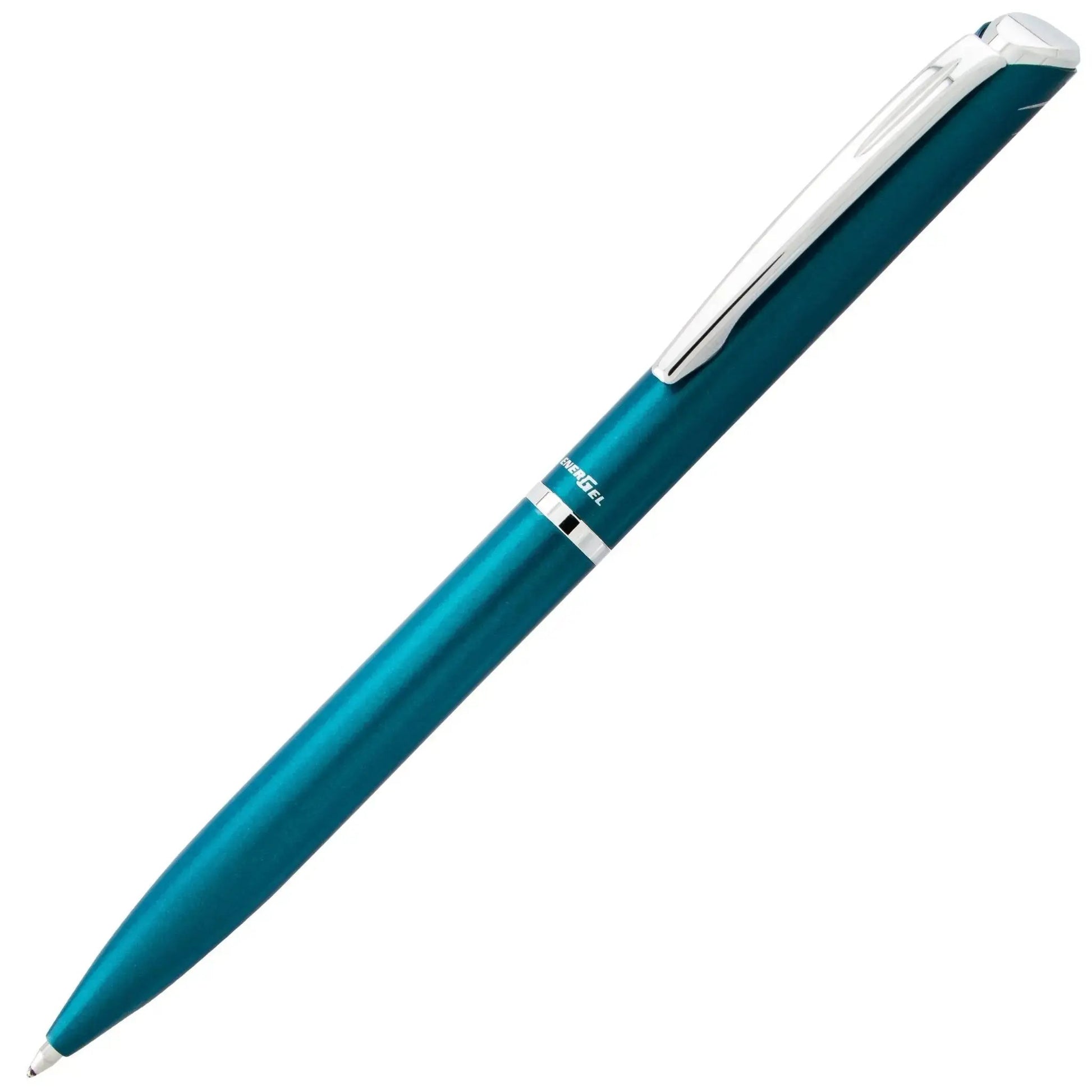 EnerGel Style Gel Pen, Medium Line, Teal Blue barrel
