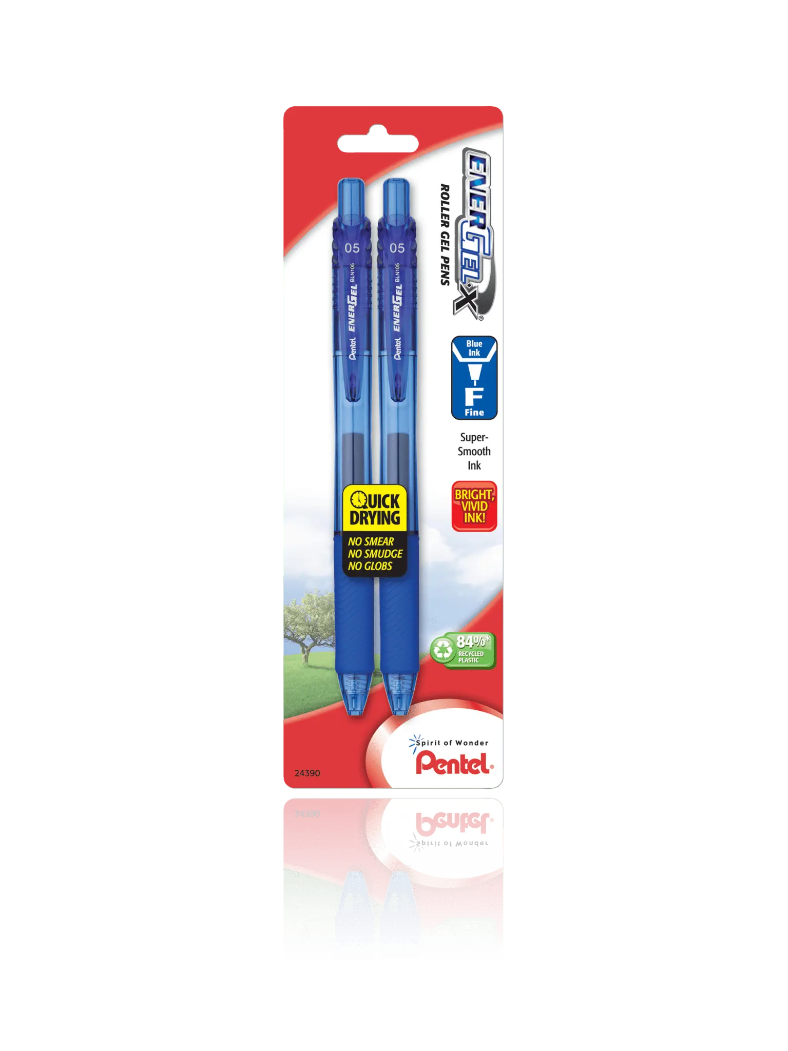 EnerGel - X RollerGel Pen Fine Line, Needle Tip - Pentel of America, Ltd.