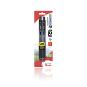 EnerGel - X RollerGel Pen Medium Line, Metal Tip, 2 Pack - Pentel of America, Ltd.