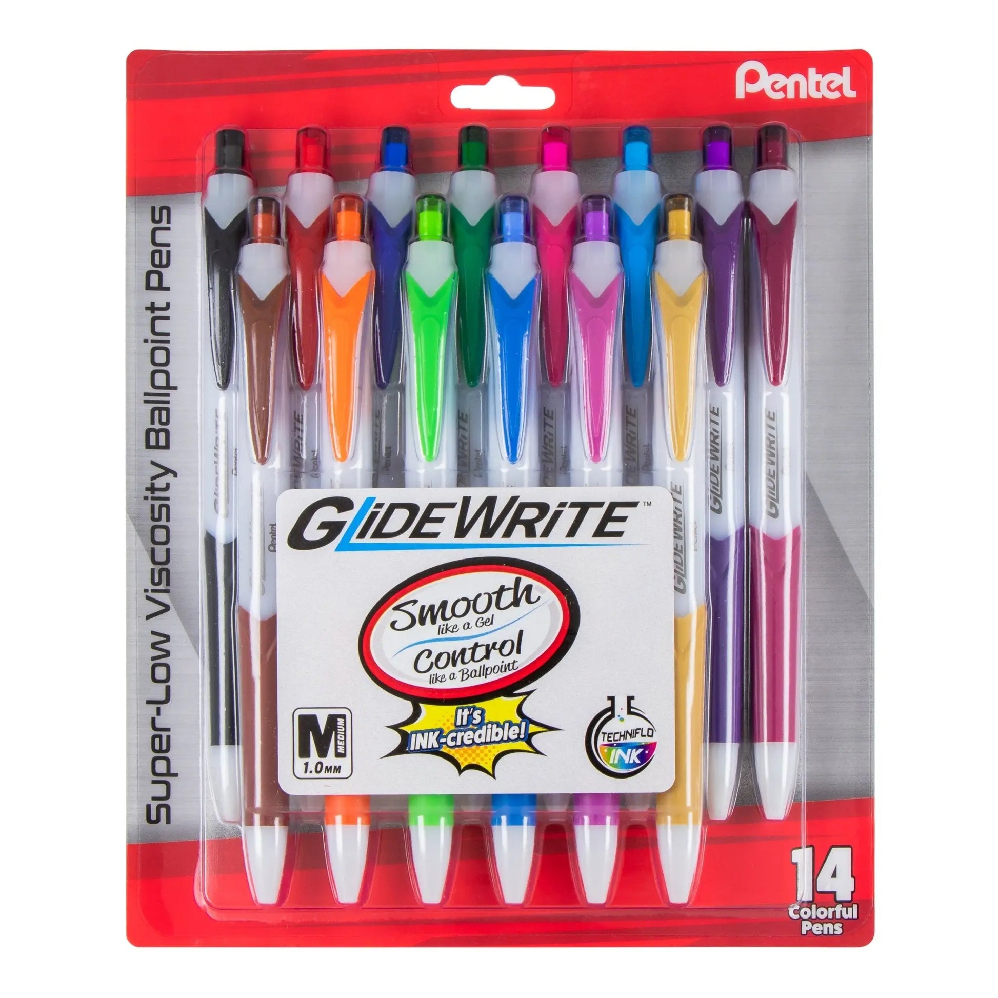 GlideWrite 2-in-1 Ballpoint Pen 14-pk – Pentel of
