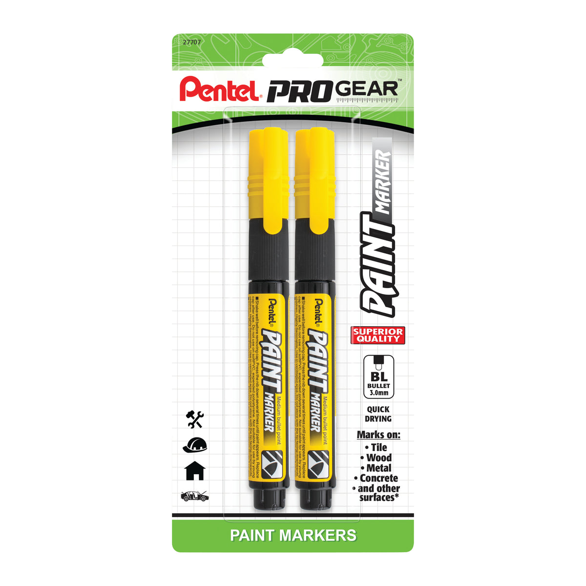 PAINT-RITER+ Oily Surface Liquid Paint Marker –