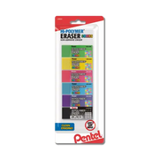 Hi - Polymer Eraser Colors - Assorted 6 - Pack - Pentel of America, Ltd.