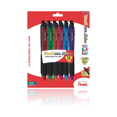 WOW! ™ Gel Colors Pens, Assorted 12 Pack