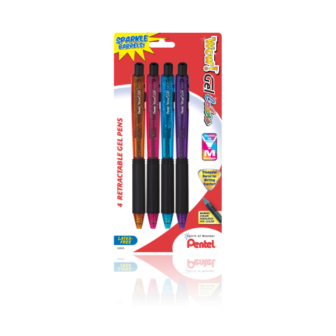 WOW! ™ Gel Colors Pens, Assorted 4 Pack