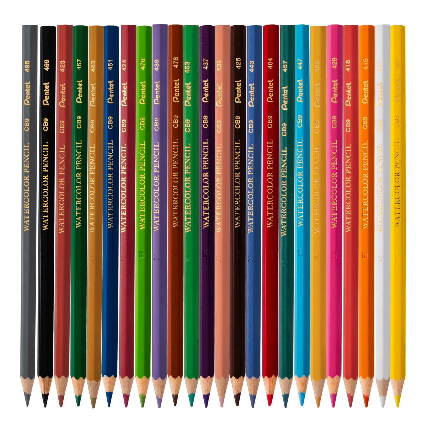 Pentel Arts Watercolor Pencil Set - Assorted Colors, 24-Pack