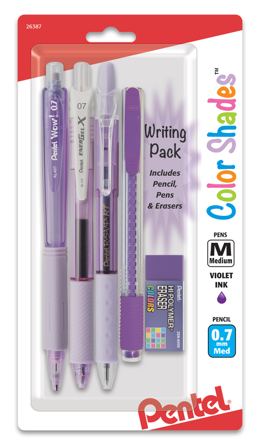 Color Shades Writing Pack - Pastel Violet