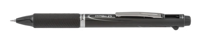 EnerGel 2S Multi-Function, 2-Ink + Pencil, (0.5mm) Fine Line, Black/Red Ink/0.5mm Pencil, Black Barrel