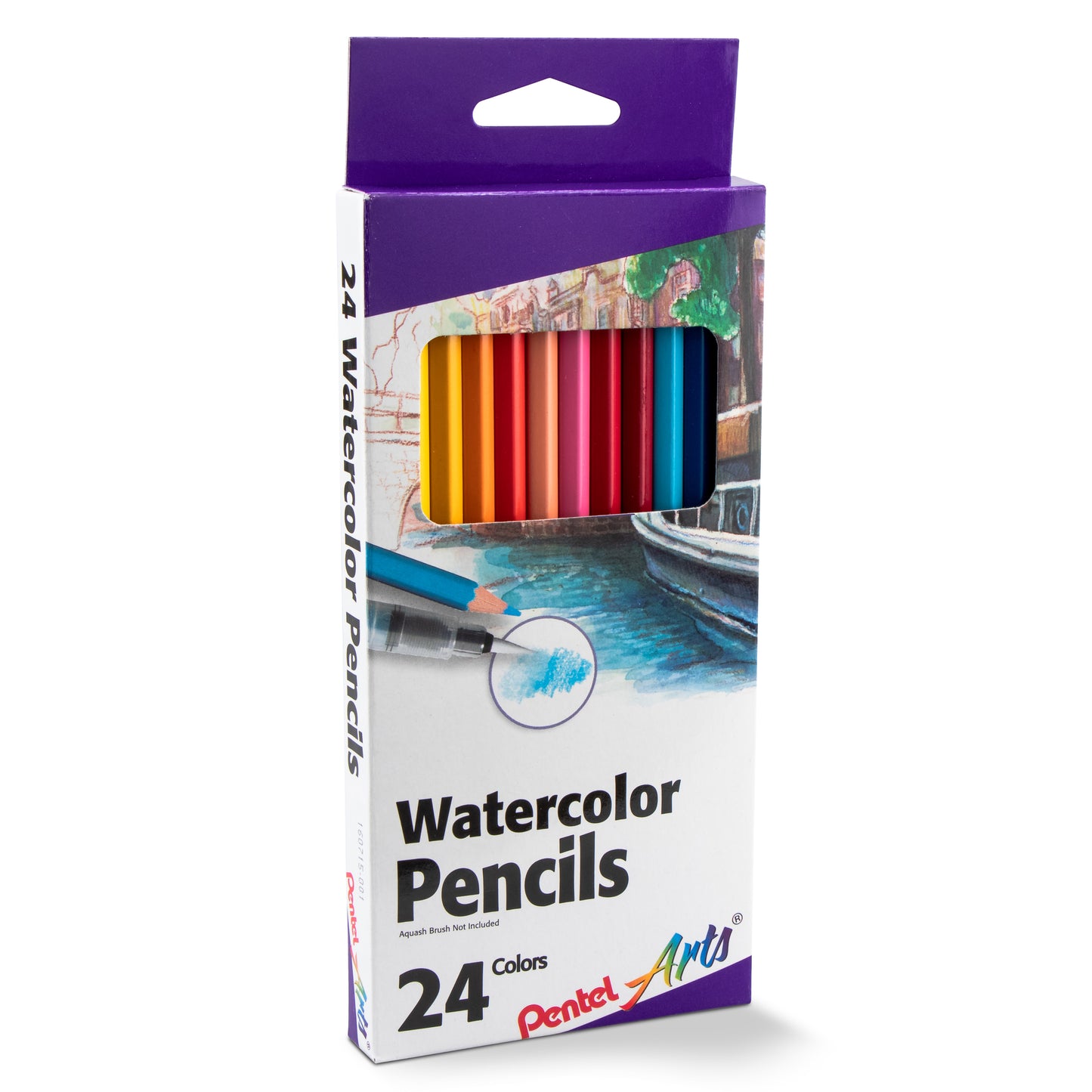 Professional 36 Colorful Water Soluable Watercolor Pencil Set