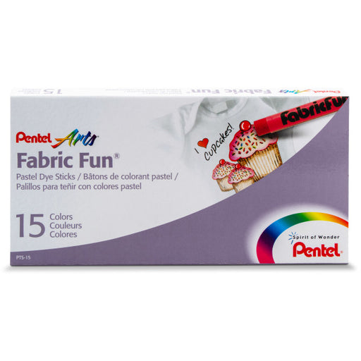 Fabric Fun® Pastel Dye Sticks, Set of 15