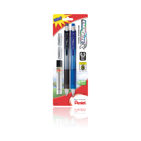 EnerGize-X™ Mechanical Pencils with Lead Refill and 2 Erasers