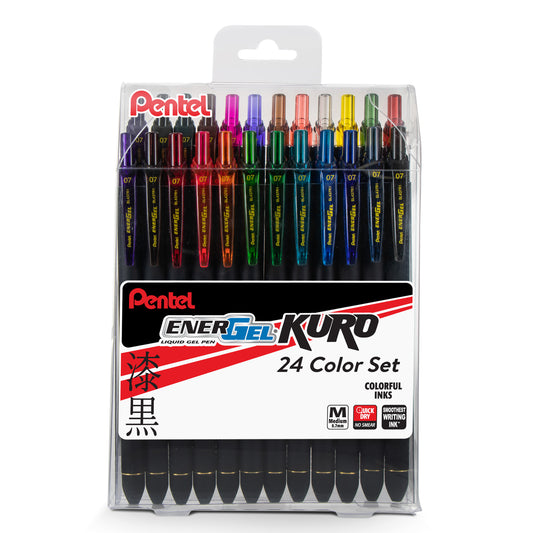 Pentel Energel BL-417 Roller Gel Pen 8 Assorted Colors