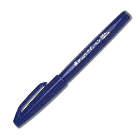 Sign Pen® Brush Tip - Blue Ink