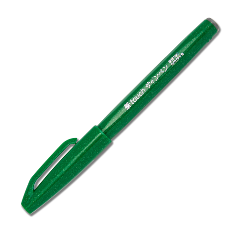 Sign Pen® Brush Tip - Green Ink