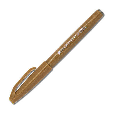 Rotulador punta pincel Pentel +2 Recambios Negro Pentel Poket Brush