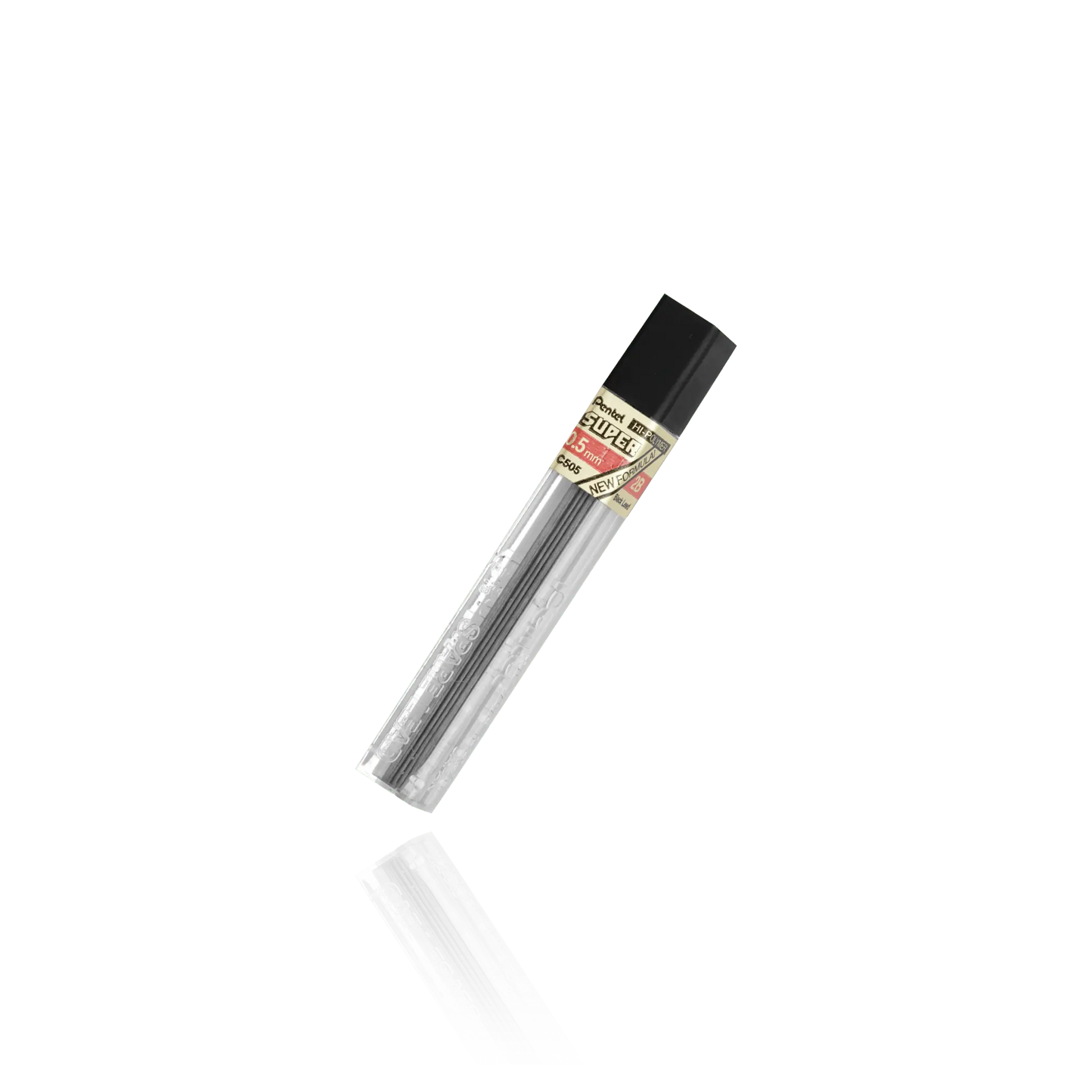 Pentel® Super Hi-Polymer® PR 61-3624 SE Lot de 100 mines de 5 mm, 2B, 12/PK Pentel® Super Hi-Polymer® PR 61-3624 SE Lot de 100 mines de 5 mm, 2B, 12/PK
