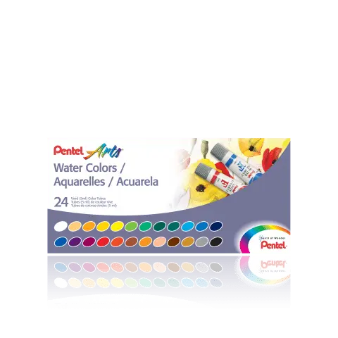 Water Colors, Set of 24 - Pentel of America, Ltd.